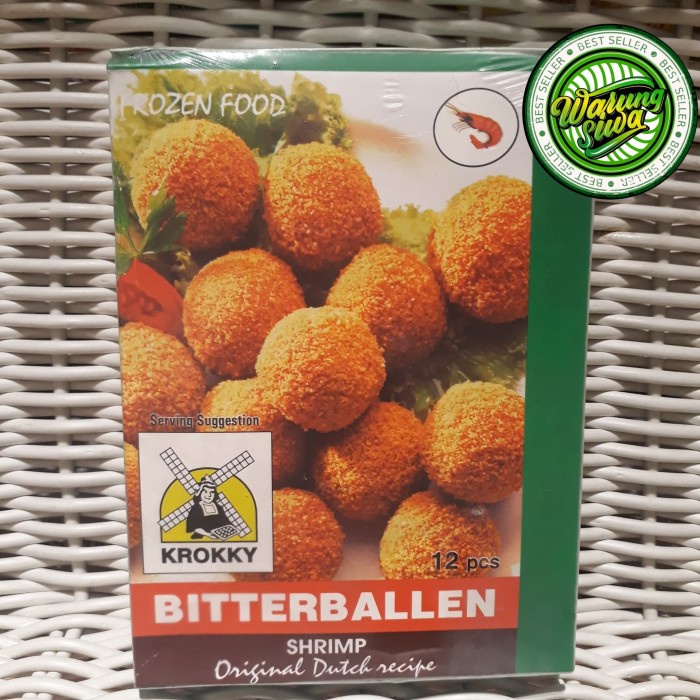 

krokky bitterballen shrimp 12 pcs frozen 300 gram