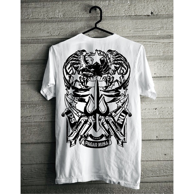 Kaos Pagar Nusa Trisula-Kaos Trisula Pagar Nusa-Putih