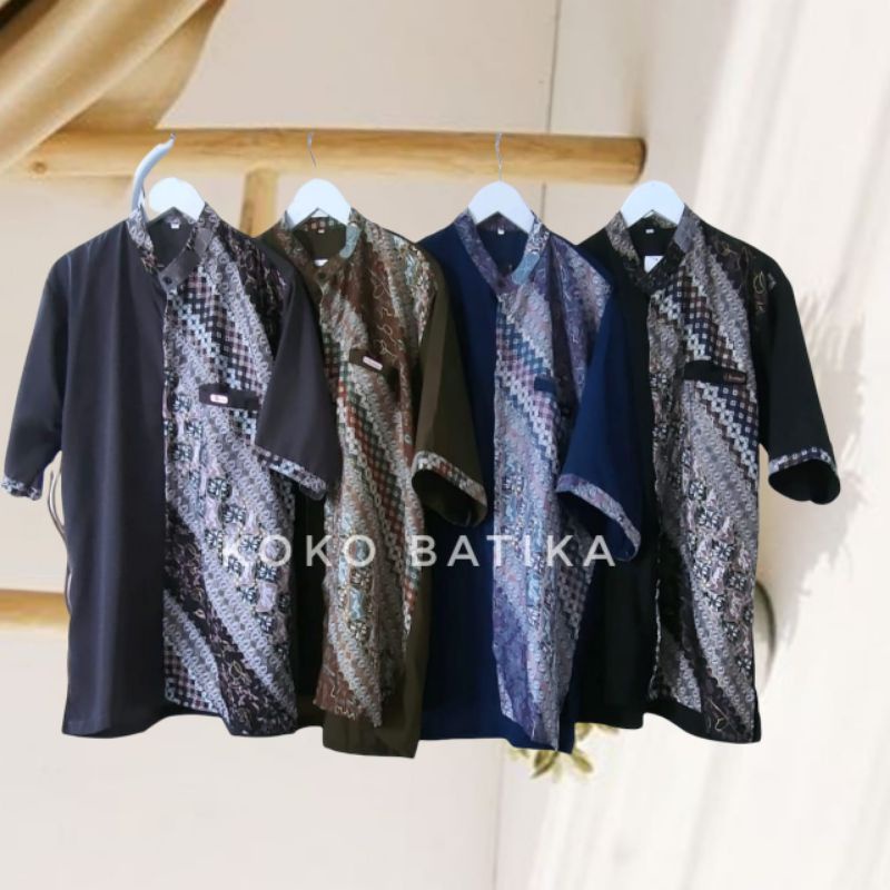 KOKO BATIKA & BATIKI wolfis Exclusive mix batik solo/ bisa couple sama gamis nya / tanyakan stok seb