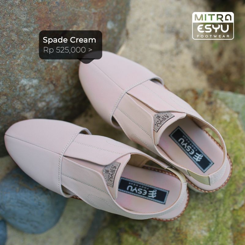 SEPATU SANDAL WEDGES "SPADE SERIES" BY ESYU FOOTWEAR