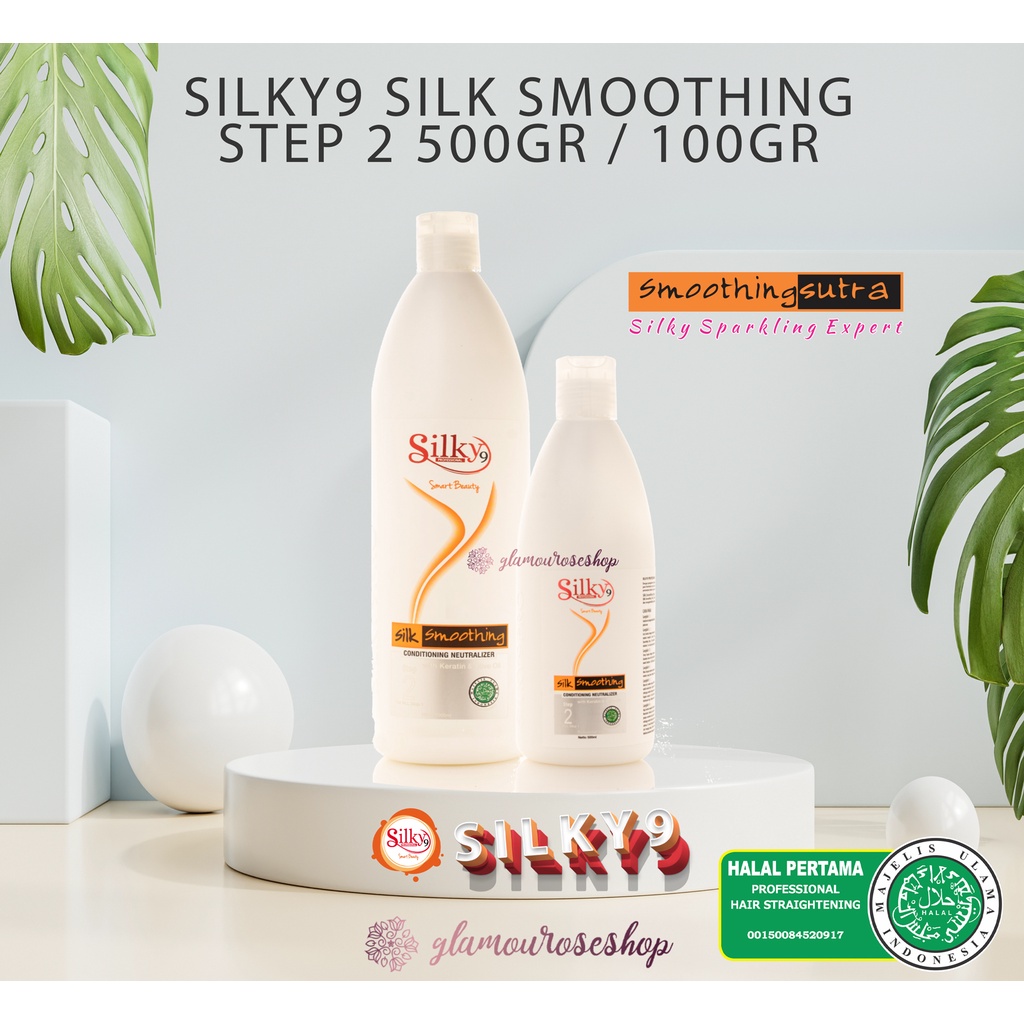 Silky9 pro Silky Nine Silk Smoothing Keratin Step 2 Only 500ml / 1000 ml