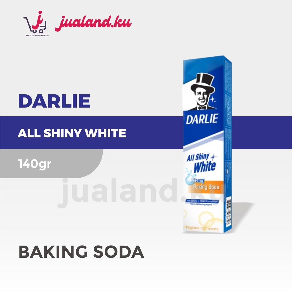 Darlie All Shiny White Foamy Baking Soda / Lime Mint / Charcoal Clean / Multicare 140Gr
