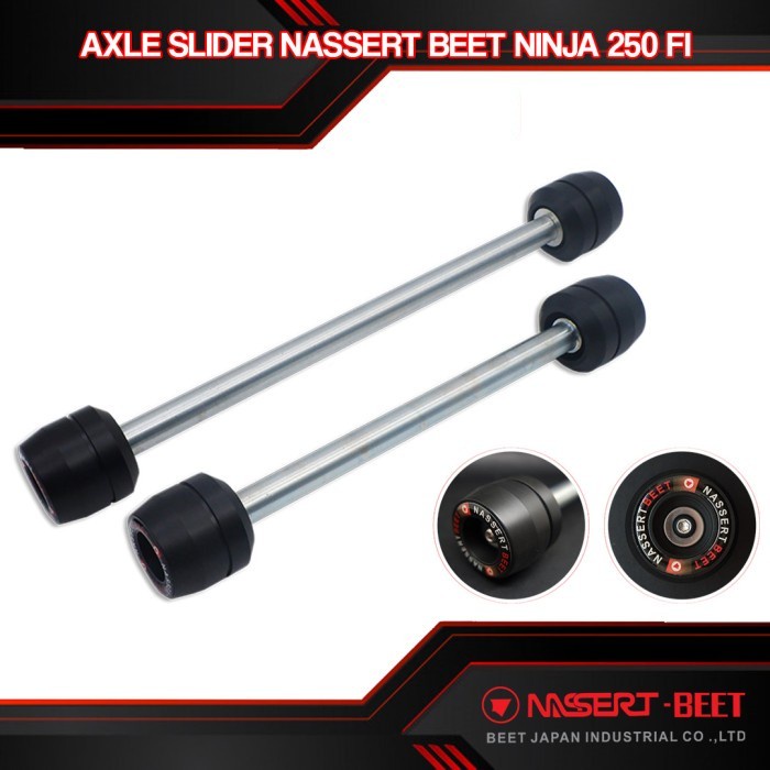 AXLE SLIDER NINJA 250 FI OLD LAMA jalu as roda depan belakang