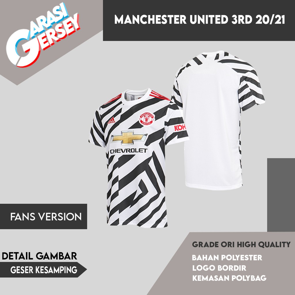 Jersey Sepak Bola MU 3rd 2020 2021