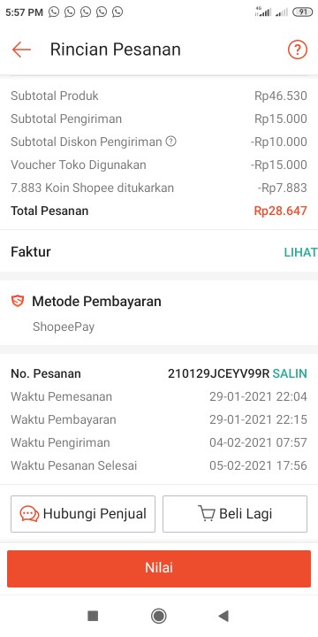 Polybag Plastik Isi 100