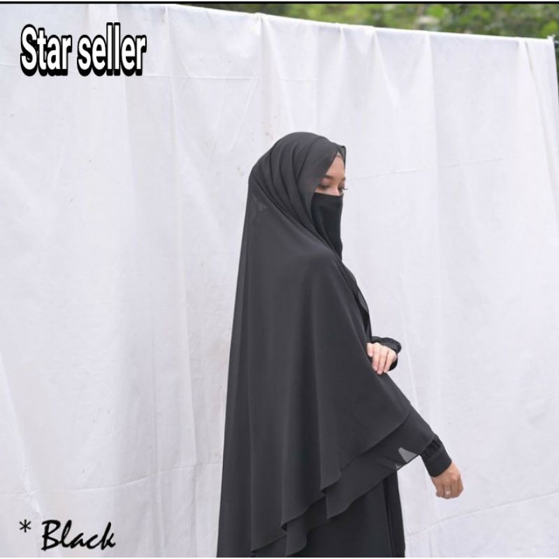 Hijab Jilbab khimar cadar siti khadijah jumbo
