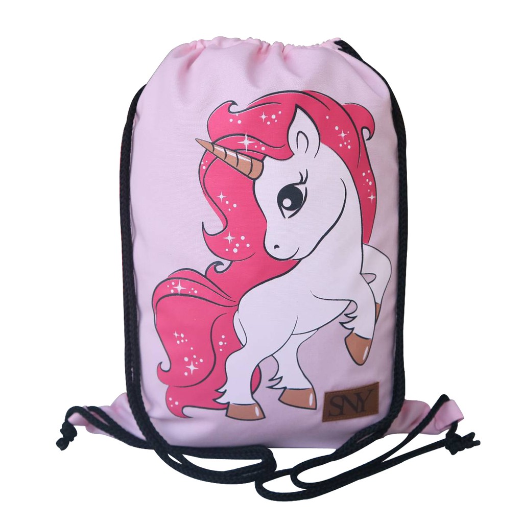 

SNY STRINGBAG UNICORN PINK SABLON