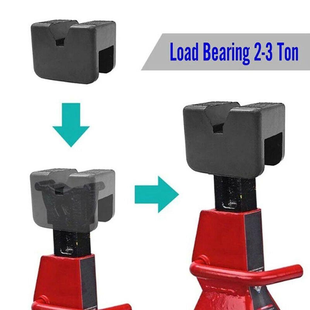 Bantalan Karet Nanas Rubber Jack Pad Dengan Slot Jacking Tool Jack Stand