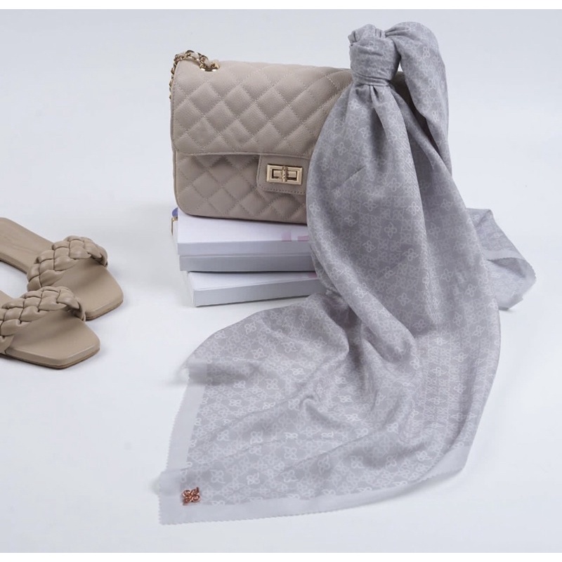 HIJAB segiempat VOAL MOTIF BEST SELLER Ziyya series