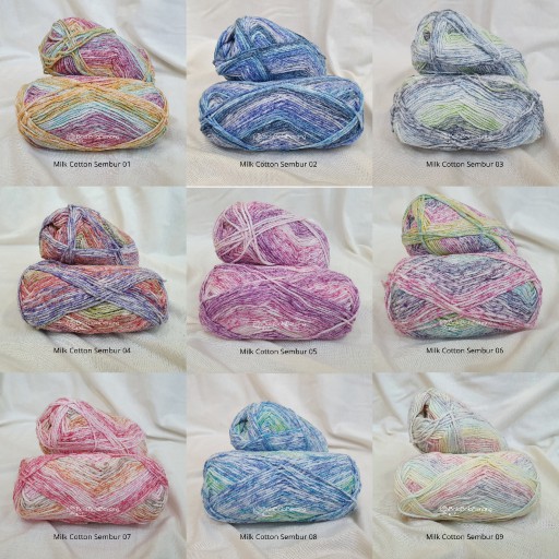 Milk Cotton Sembur - Benang Rajut