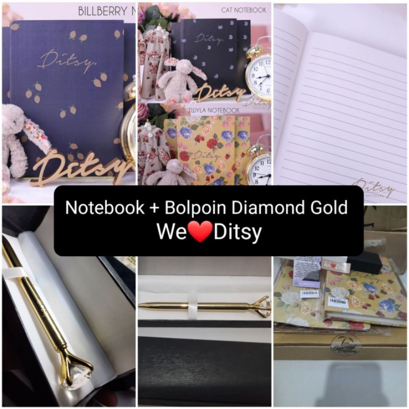 

Bolpoin Diamond Note Book Ditsy Januari 2022 Limitted Stock