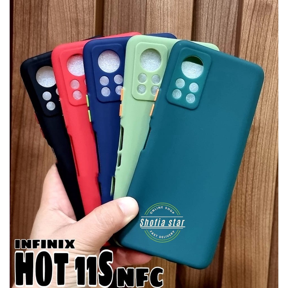 CASE INFINIX HOT 11S NFC HOT 20I SOFTCASE SLIM MATTE  PROTECT CAMERA