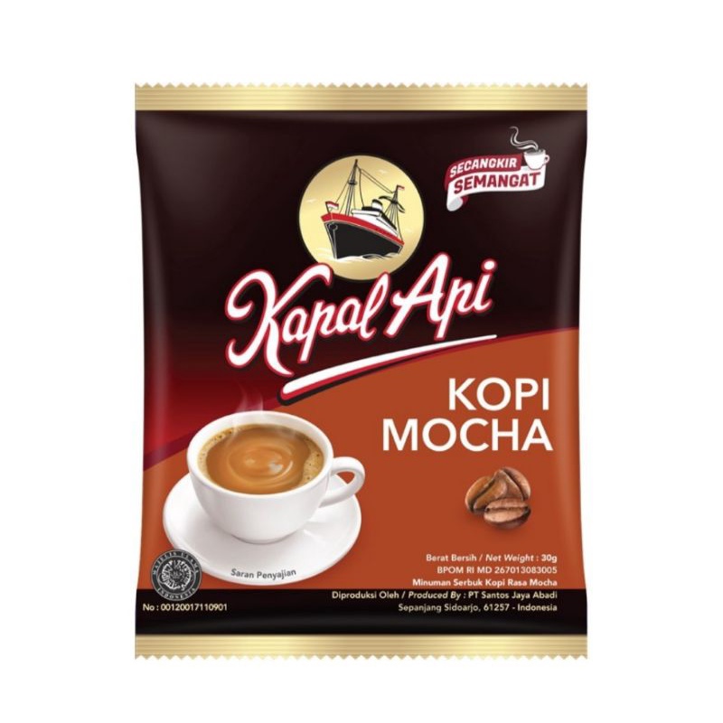 

Kopi Kapal Api Mocha 30gr isi 10 Sachet