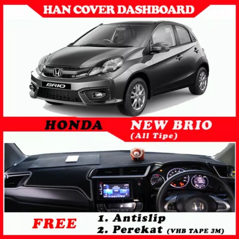 Cover Dasboard Mobil Honda Brio/Alas Pelindung Dasbor Mobil Brio/Penutup Sarung Dasbord New Brio