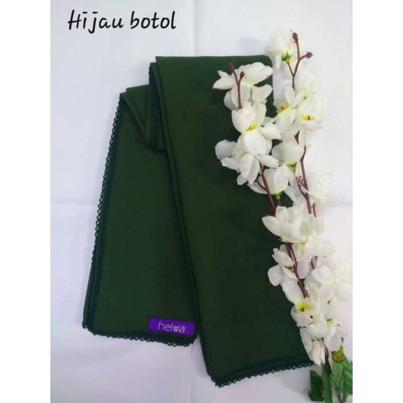 PASMINA BUTIK/PICOT part 2/ pashmina crocet-ijo bottol