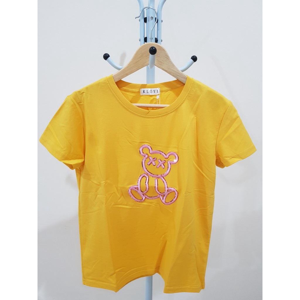 Kloyi Kaos Bordir Teddy XX Import Malaysia KL004