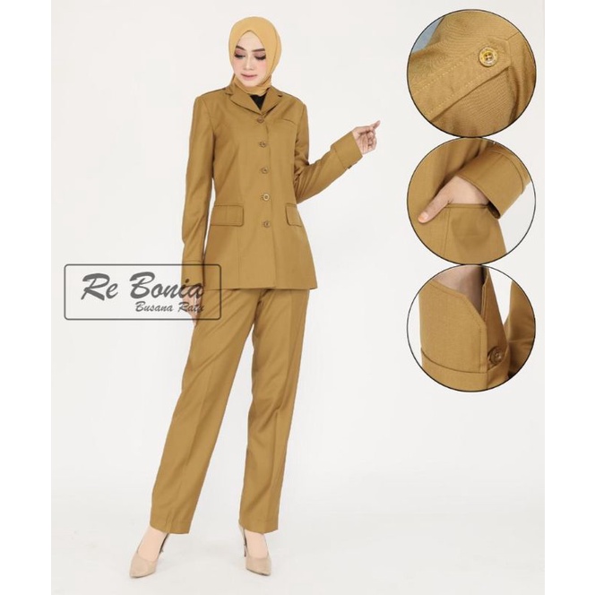 Seragam Rebonia Pemda Muda Seragam Pemda Muda Celana Setelan Celana Pemda