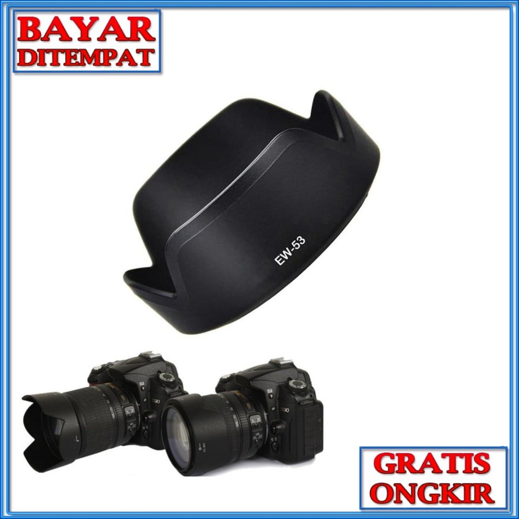 Lens Hood EW53 Canon Mirrorless EF M 1545mm IS Untuk Eos M10 M3 M6 M5