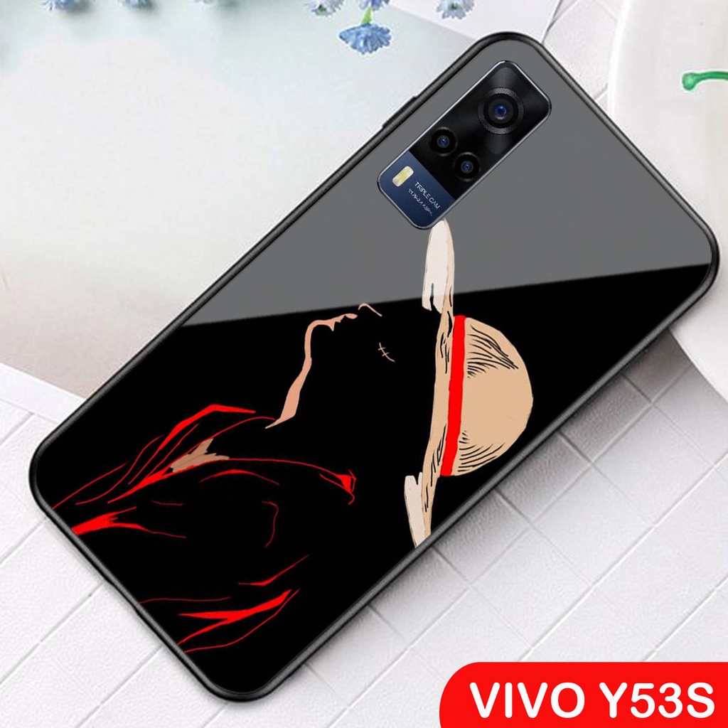 [A10] Softcase Glass Kaca VIVO Y53S - Case HP VIVO Y53S - Casing HP VIVO Y53S