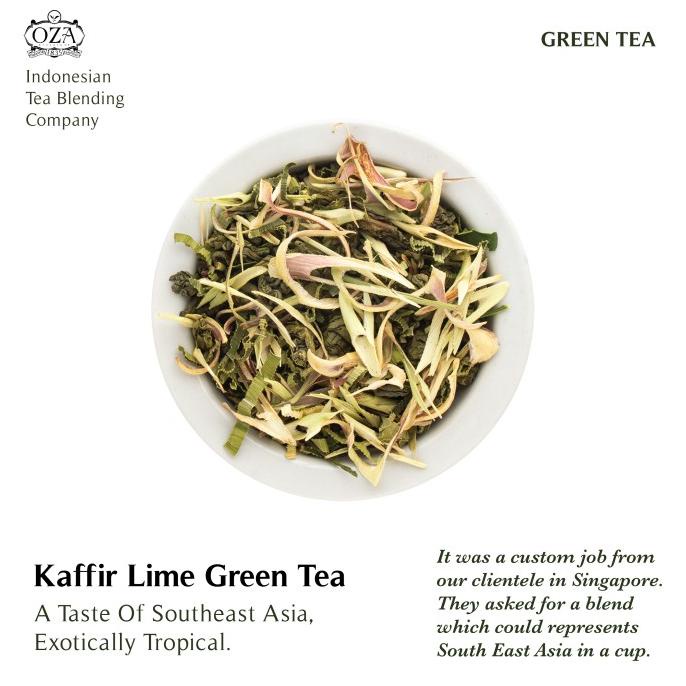 

[ COD ] OZA Tea - Kaffir Lime Green Tea | Green Tea | 40 gram (20 cups) EKSLUSIF Kode 646