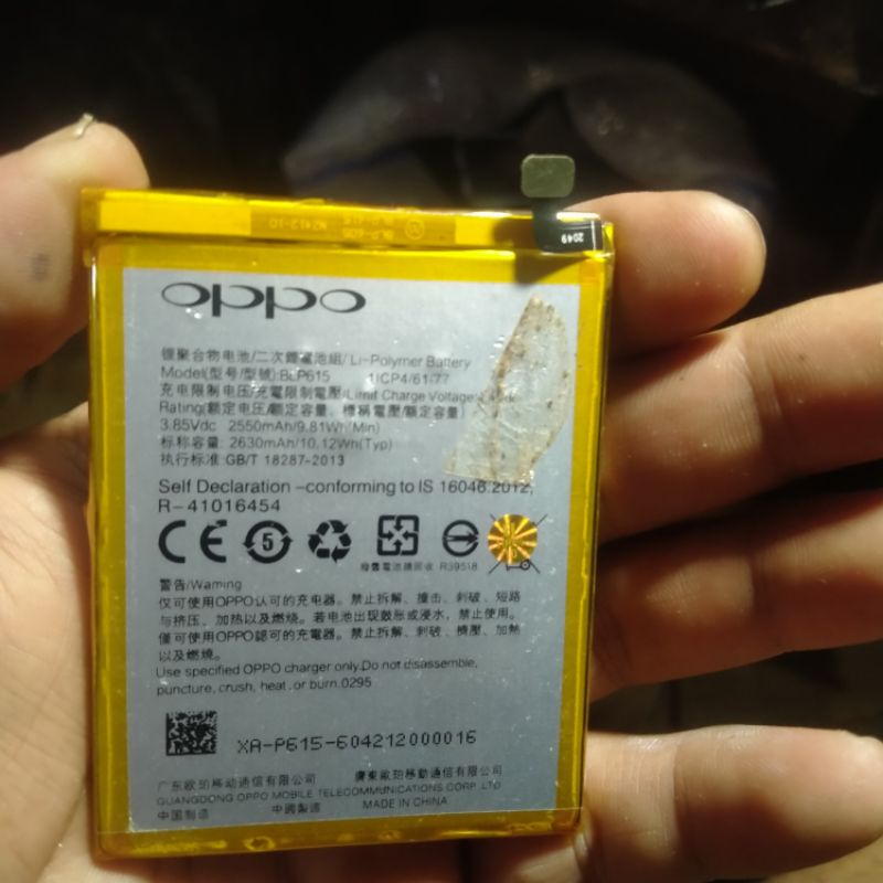 batre hp Oppo a37f original