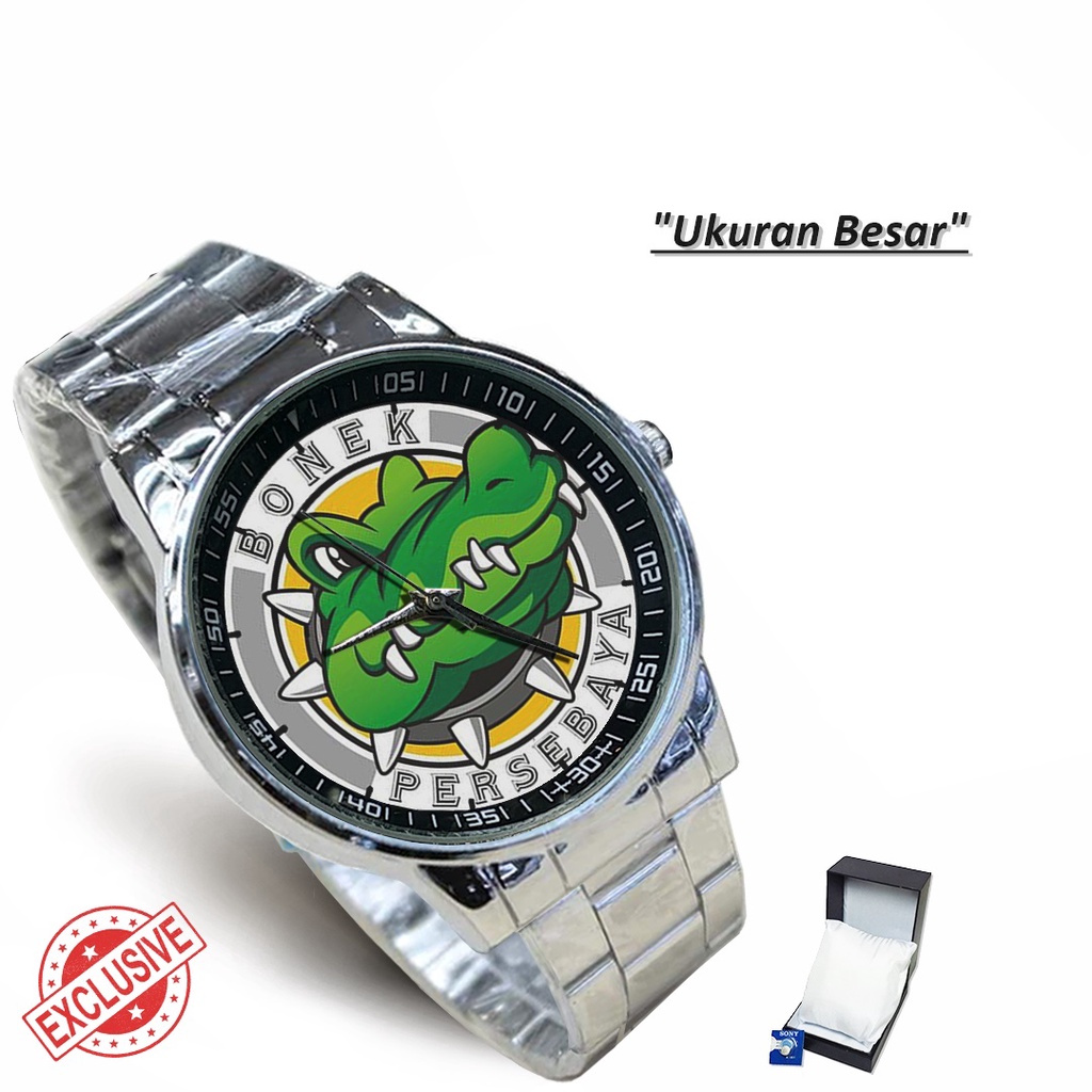 Jam Tangan Rantai Couple PERSEBAYA BONEK - 2 (Awesome)