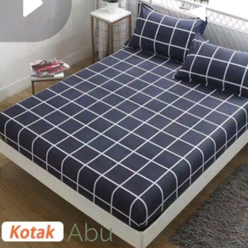 MAU SPREI KARET ADA, SPREI SLETING ADA, SARUNG BANTAL DAN GULING ADA, MOTIP KARAKTER DAN MINIMALIS