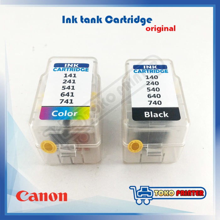 Ink Tank Cartridge Canon Black   Color Model 40/41, 830/831, 740/741