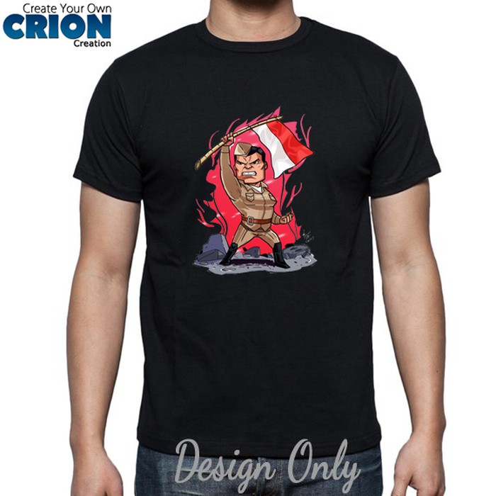 Kaos Indonesia - Soekarno Republik Indonesia Merdeka - By Crion