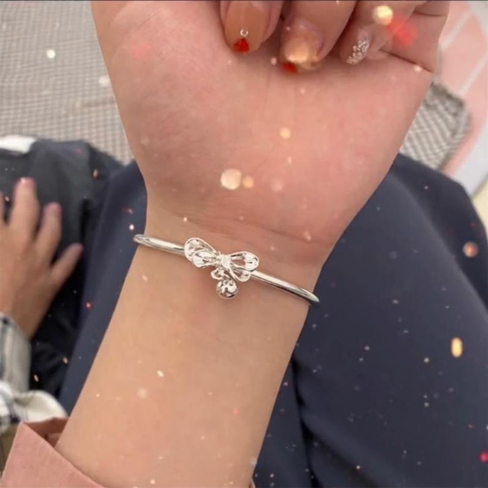 ➰CKK➰K39 GELANG TANGAN WANITA PITA HIAS LONCENG