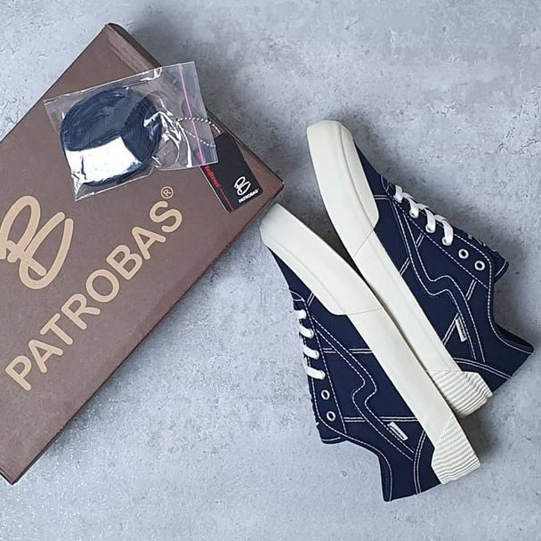 PATROBAS Equip Low Navy Original Sepatu Sneakers Casual Shoes Pria Wanita