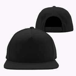 Topi Snapback Polos Premium TOPI HIPHOP POLOS HITAM Bahan RAFEL