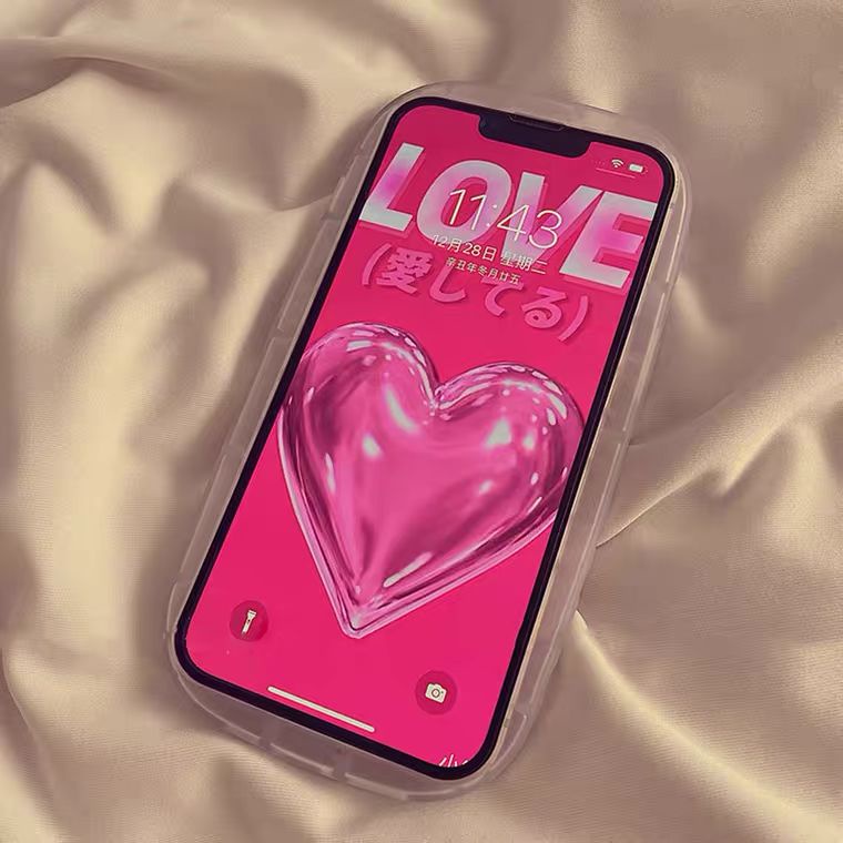 [TPC] Soft Case Casing LOVE PINK FULL COVER VIVO Y17 Y20 IPHONE 6 6S 7 8 PLUS X XS MAX XR 11 12 13 MINI PRO MAX Casing Full Cover HP IP035