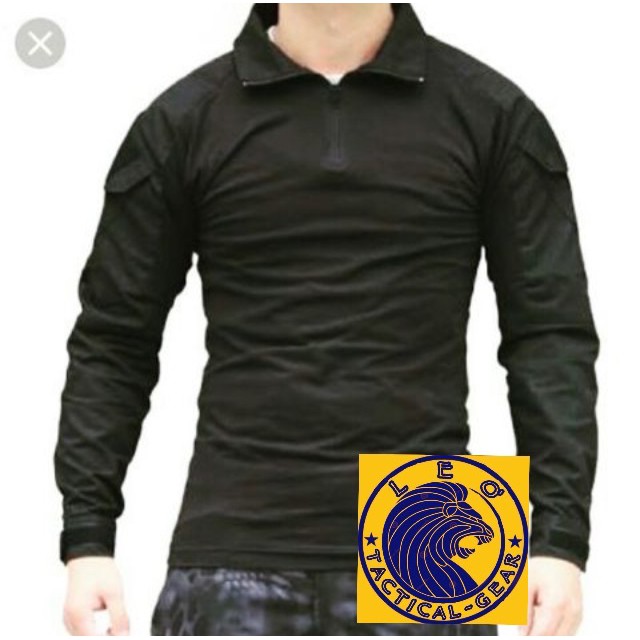 BAJU CASUAL FORMAL  - Combat shirt - Hitam