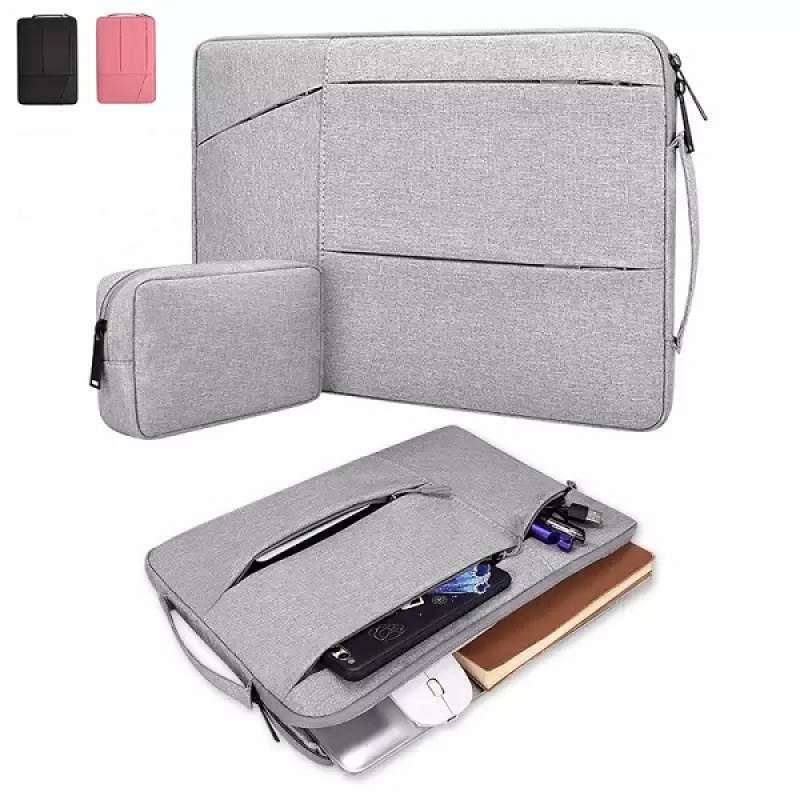 Samsung Tab S7 FE 12.4 T736 Sleeve Pouch Tas Hand Bag Jinjing Canvas Case Cover