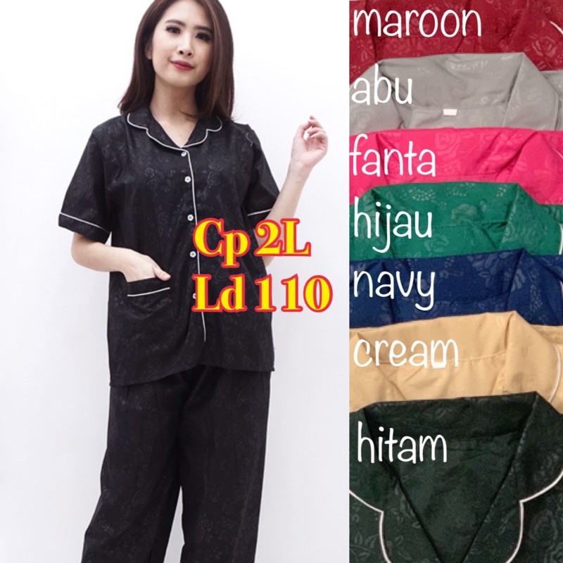 baju tidur cp emboss 2L ld110 / xl