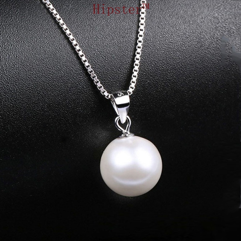 Hot Sale Natural Freshwater Pearl Pendant Japanese and Korean Simple Necklace