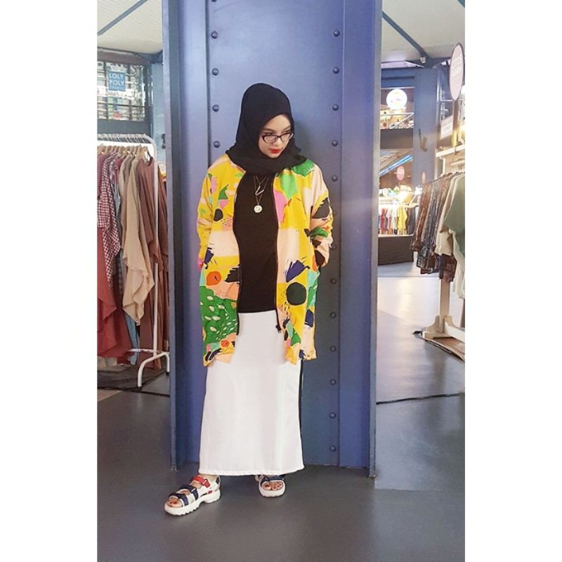 Jaket Print Muslim