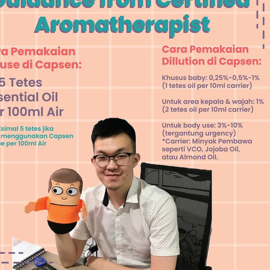 🆕[Shop Now]✔️ - (Bundle) Portable Diffuser Peaceful Bob + One of Essential Oil Capsen by Bob & Bod