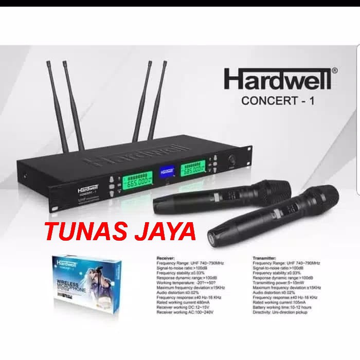 microphone mic wireless Hardwell Concert 1 original