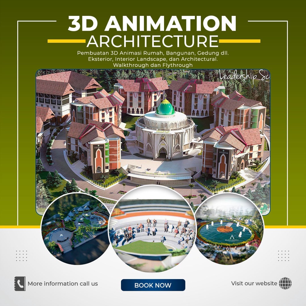 Jasa 3D Animasi Lumion Twinmotion Arsitektur