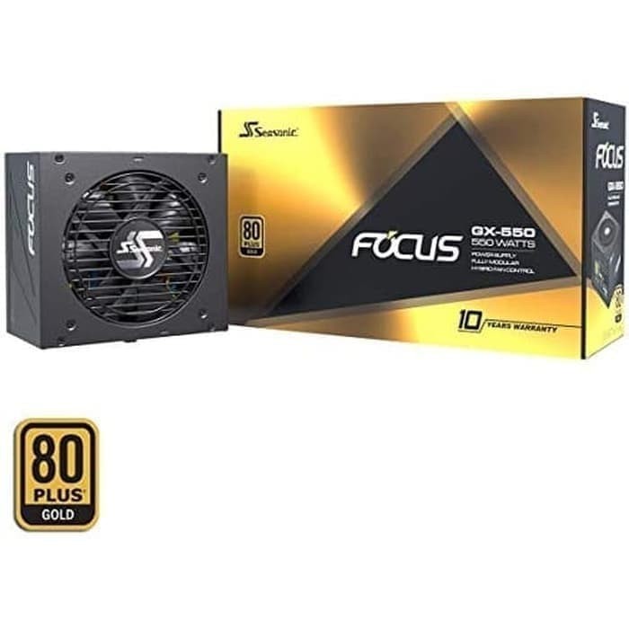 SEASONIC FOCUS GOLD GX-550 - 550W 80+ GOLD