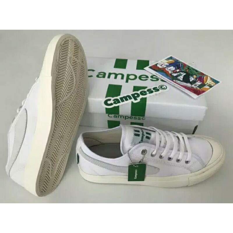 sepatu campess triple white sz 42
