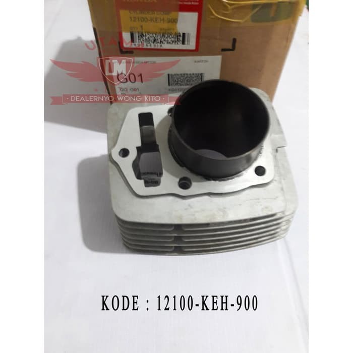 Cylinder Comp Megapro GL Pro Blok Seher Blok Mesin Megapro GL Pro Ori Original - 12100KEH900