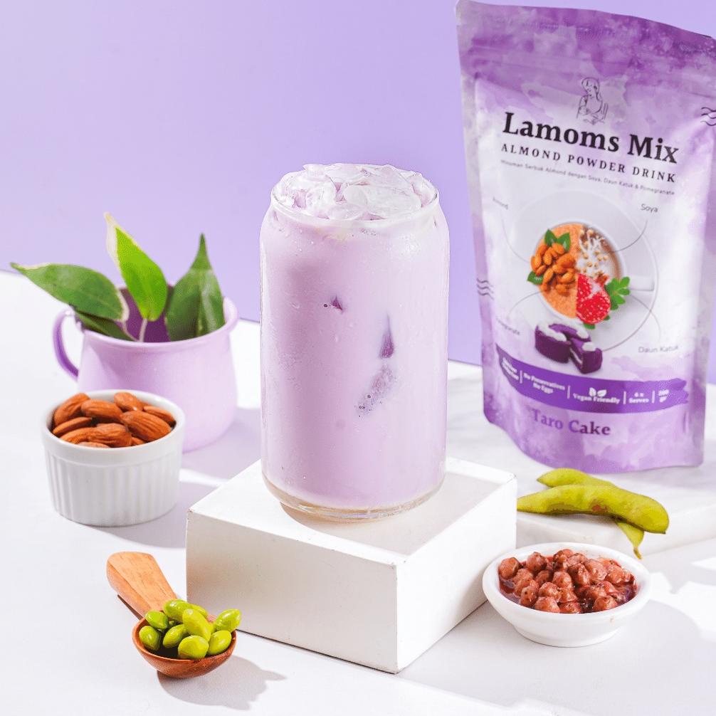 Pelancar & Pengental Asi - Lamoms Mix - Susu Almond & Soya & Ekstrak Katuk & Ekstrak Pomegranate - 2