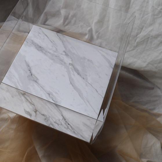 ✺ Kotak Kue 30x30x20cm / Glass Cake Box 30 cm / Box Kue 30cm TANPA ALAS ⅍