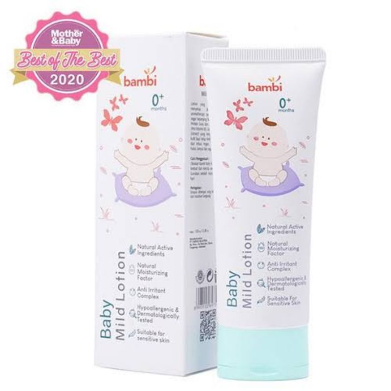 Bambi Milk Lotion 100 ml / Lotion Bayi / Lotion Bambi