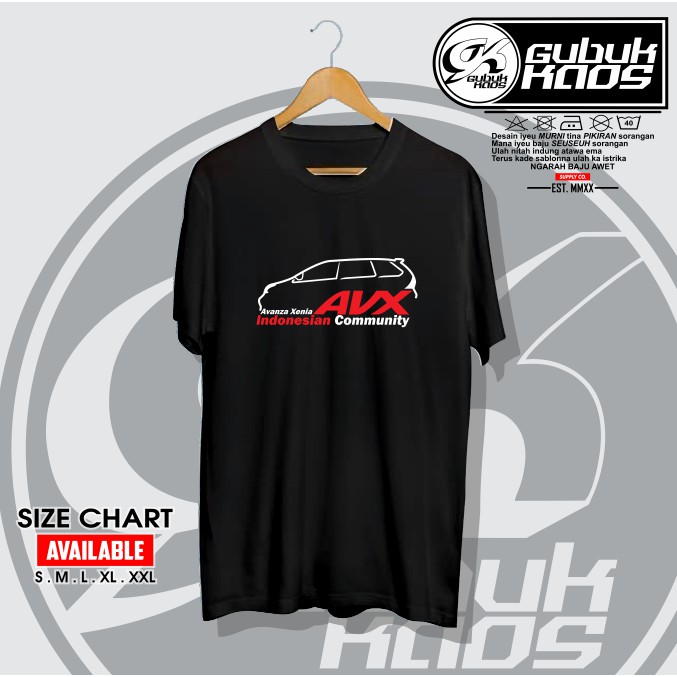 BAJU KAOS LOGO AVANZA XENIA AVX TOYOTA AVANZA - GUBUK.KAOS