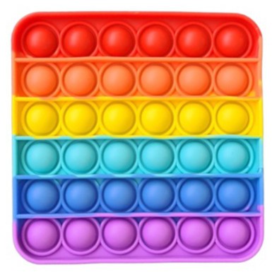 Pop It Rainbow / Fidget Toy-Square