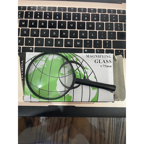 KACA PEMBESAR BACA MAGNIFYING GLASS UKURAN BESAR DIAMETER 75MM